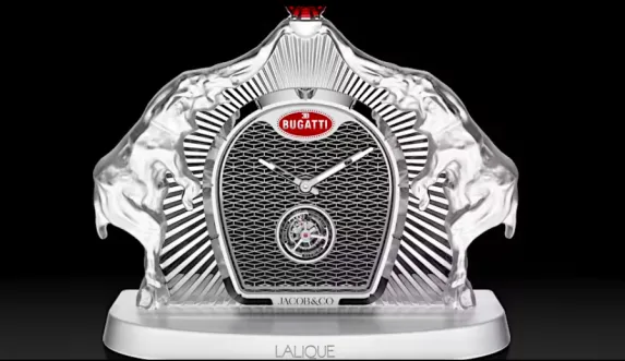 Jacob & Co. Bugatti Calandre Clock – Luxury Design Meets Engineering Art
