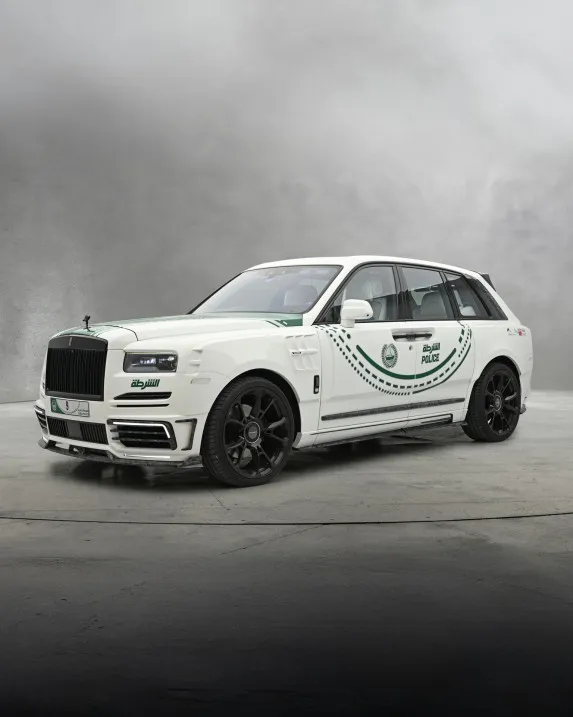 1 of 1 Rolls-Royce Cullinan by MANSORY for Dubai Police 