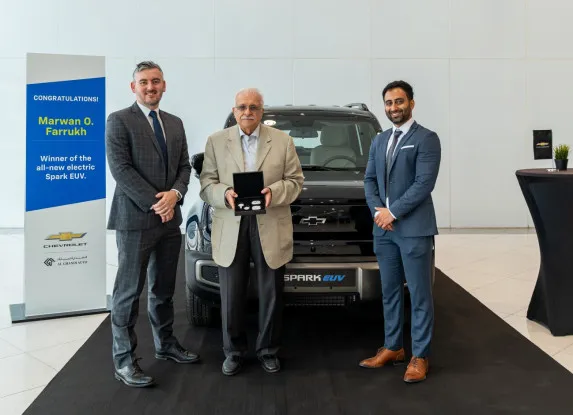 Chevrolet Middle East Announces Spark EUV Winner in Dubai
