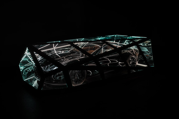 Aston Martin Vanquish Inspires Stunning Light Sculpture by Anthony James