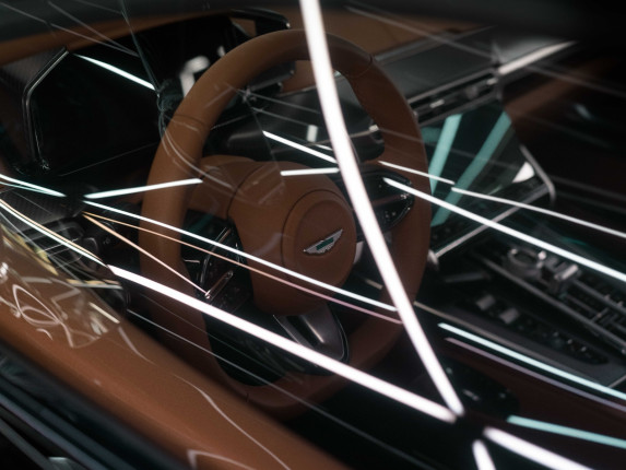 Aston Martin Vanquish Inspires Stunning Light Sculpture by Anthony James