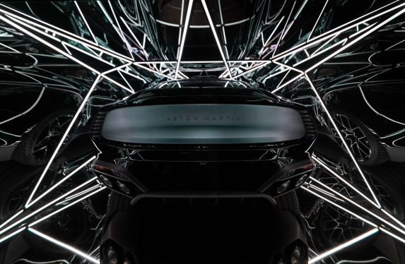 Aston Martin Vanquish Inspires Stunning Light Sculpture by Anthony James