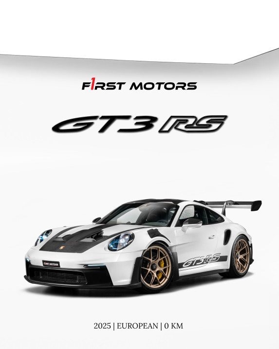 2025 Porsche 911 GT3 RS Weissach Arrives in Dubai at F1RST MOTORS