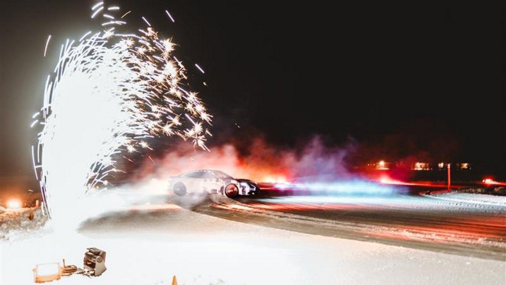 Porsche Taycan GTS Sets Guinness World Record on Ice