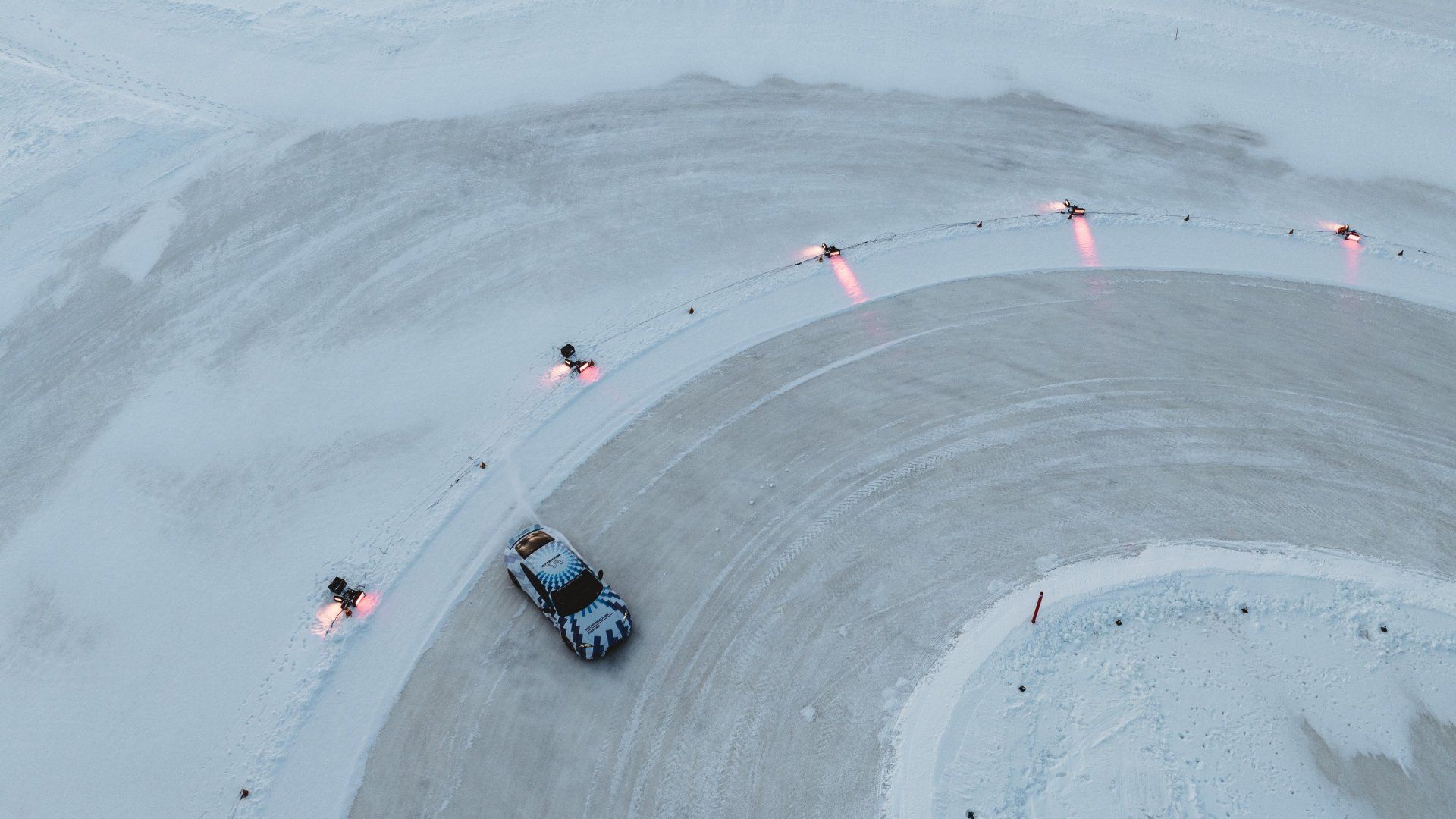 Porsche Taycan GTS Sets Guinness World Record on Ice