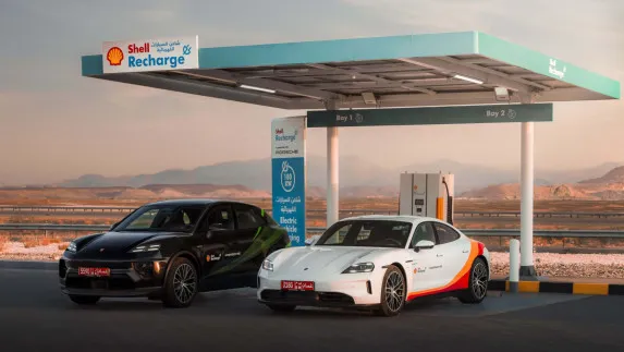 Porsche and Shell Expand EV Charging in Oman