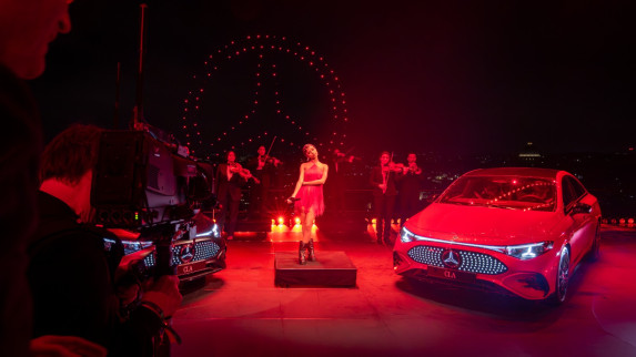 The All-New Mercedes-Benz CLA Electrifies Rome at Its World Premiere