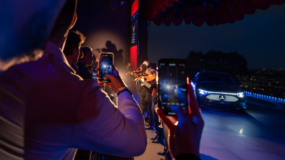 The All-New Mercedes-Benz CLA Electrifies Rome at Its World Premiere