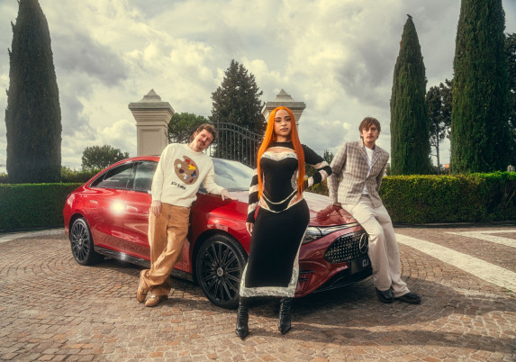 The All-New Mercedes-Benz CLA Electrifies Rome at Its World Premiere