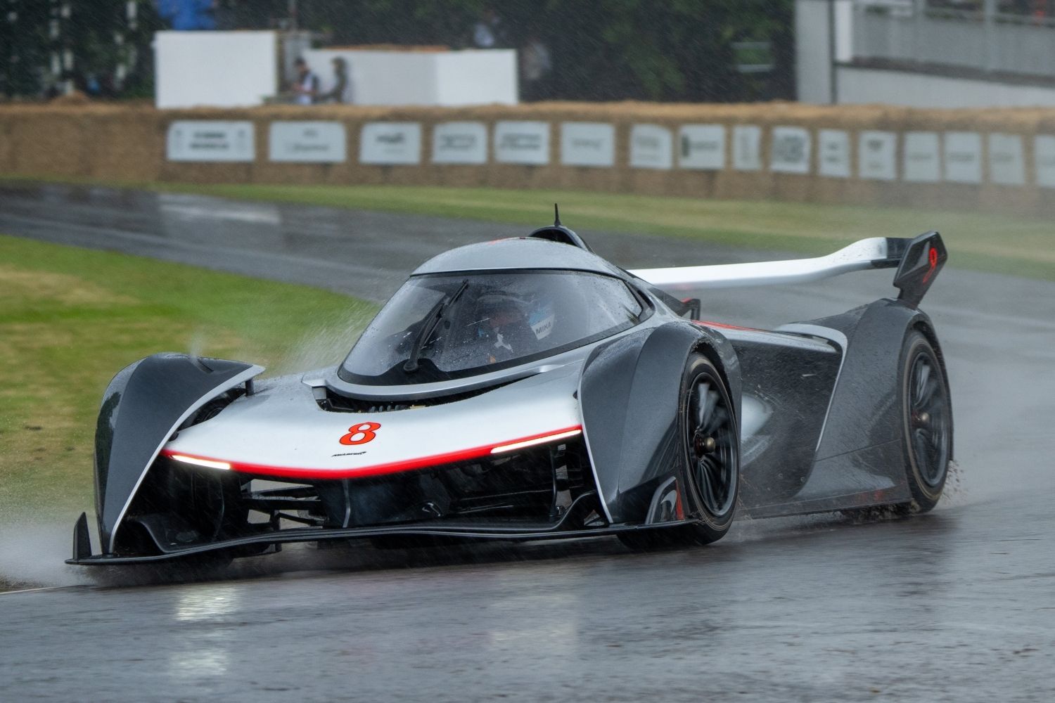 Mika Häkkinen Drives McLaren Solus GT at 2024 Goodwood Festival of Speed