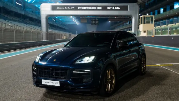 Porsche Cayenne Turbo GT Sets Production SUV Lap Record at Yas Marina Circuit