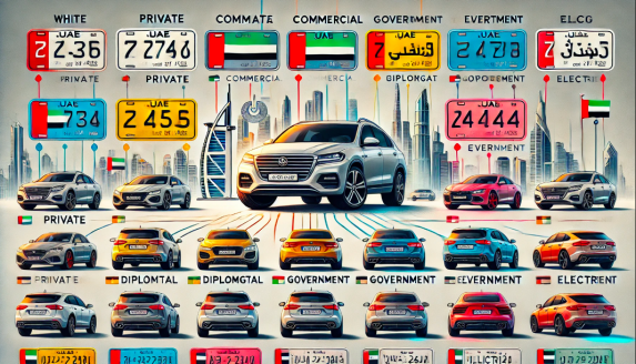A Guide to UAE Number Plate Colors and Their Meanings