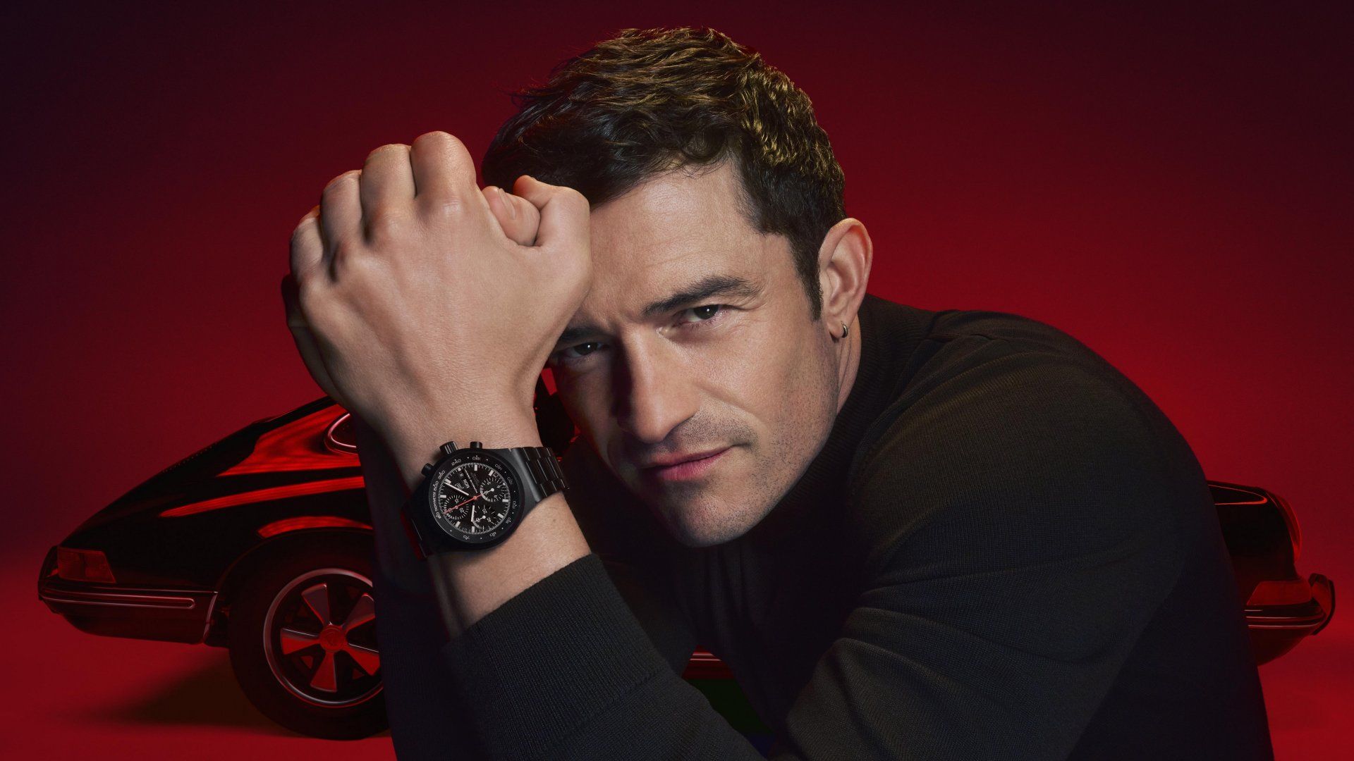 Orlando Bloom Presents Porsche Design Timepieces & Eyewear in 2025