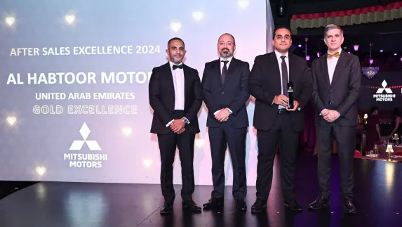 Al Habtoor Motors Wins Mitsubishi Business Excellence Award