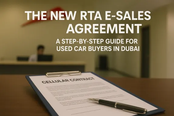 RTA E-Sales Agreement Dubai – Step-by-Step Used Car Guide