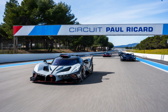 Bugatti Bolide Owners Conquer Circuit Paul Ricard