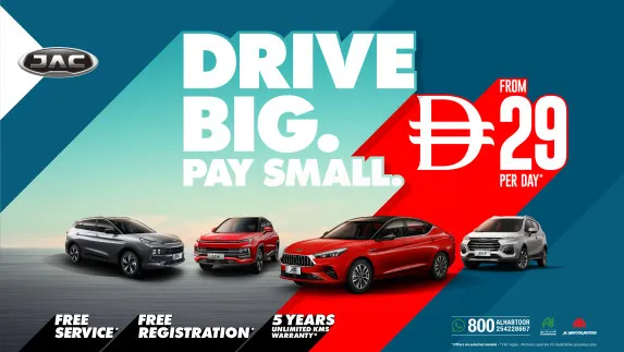 Al Habtoor Motors Launches ‘Drive Big, Pay Small’ JAC Offer