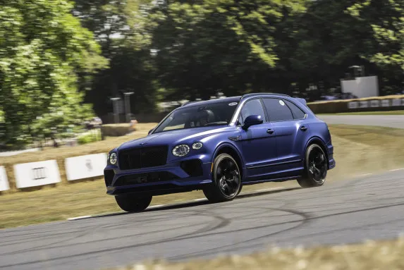 Bentley Bentayga Speed Breaks Goodwood SUV Record 