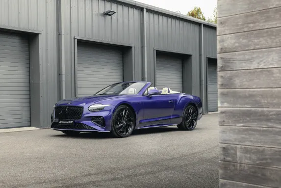 Vibrant in Violette: Bentley Continental GTC Speed Revives Historic Colour