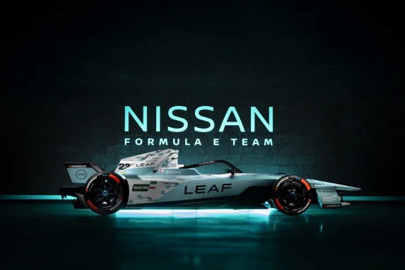 Nissan Formula E Team Unveils Teal Blue Livery at London E-Prix Finale
