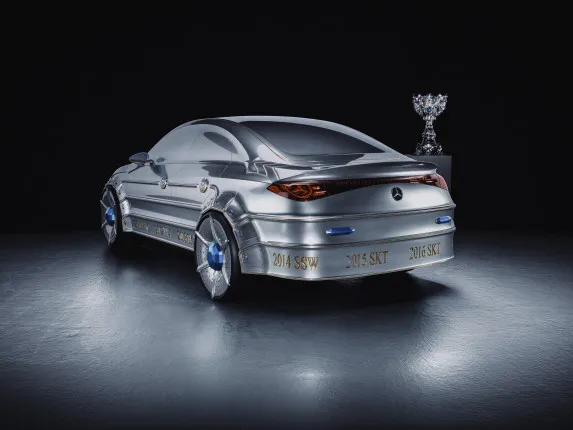 Mercedes-Benz x League of Legends: CLA Art Piece Unveiled for Worlds 2025