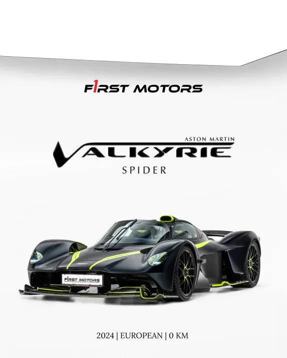 2024 Aston Martin Valkyrie Spider – Ultra-Rare Hypercar in Dubai