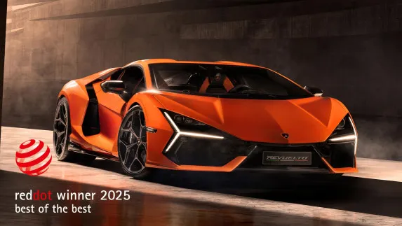 Lamborghini’s Hybrid Range Sweeps 2025 Red Dot Awards
