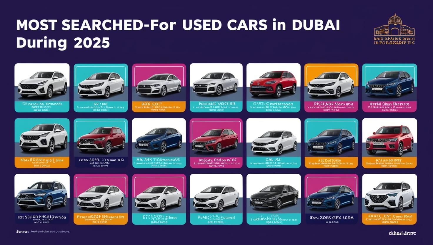 Most Searched Used Cars in Dubai 2025 | Top Models & Buyer Trends