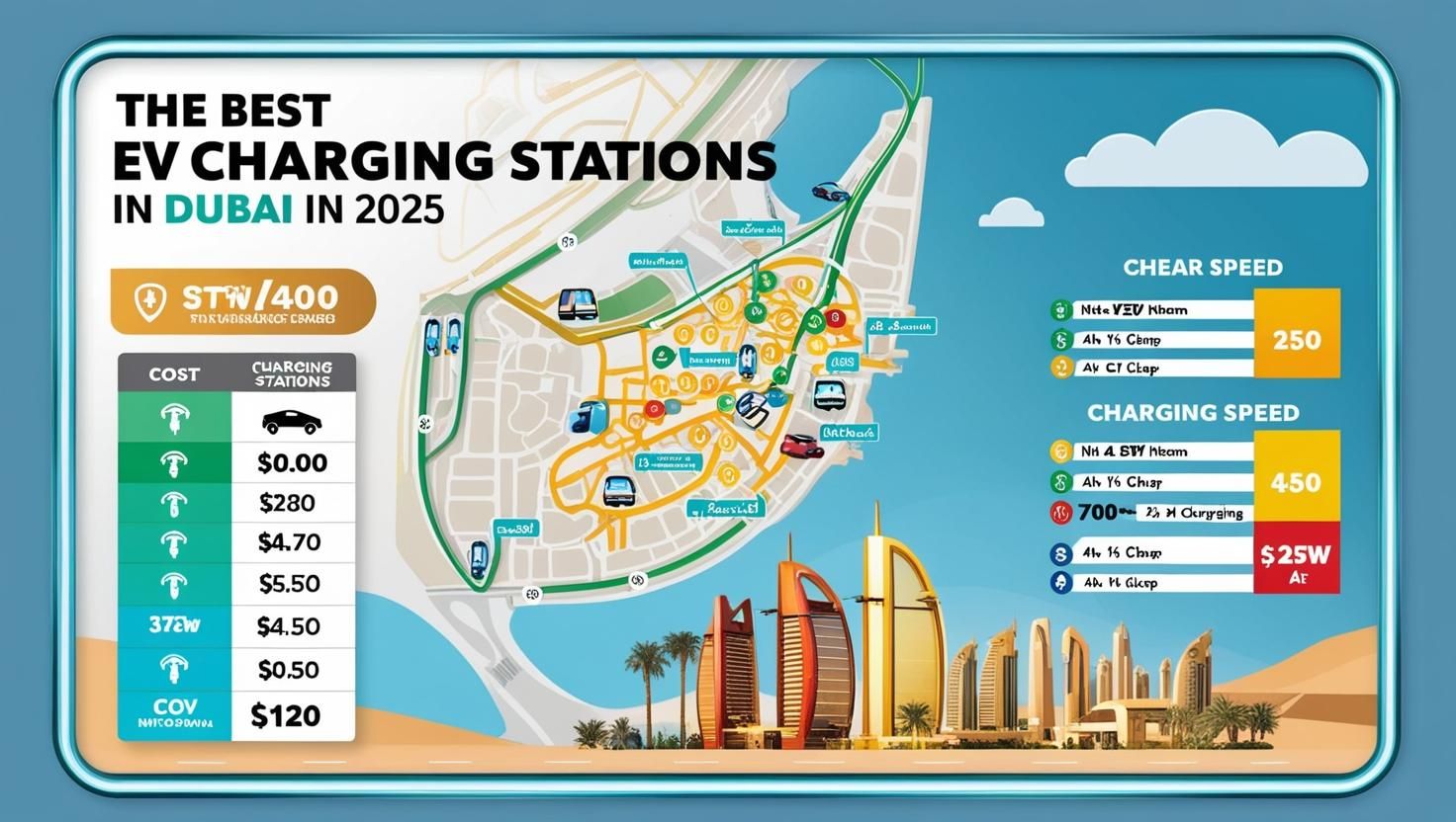 2025 Charging Your EV in Dubai: Best Stations & Costs Explained