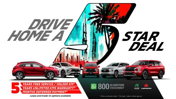5-Star Mitsubishi Offer from Al Habtoor Motors UAE