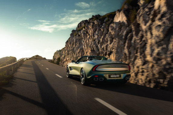 Aston Martin Vanquish Volante: Fastest Front-Engine Convertible
