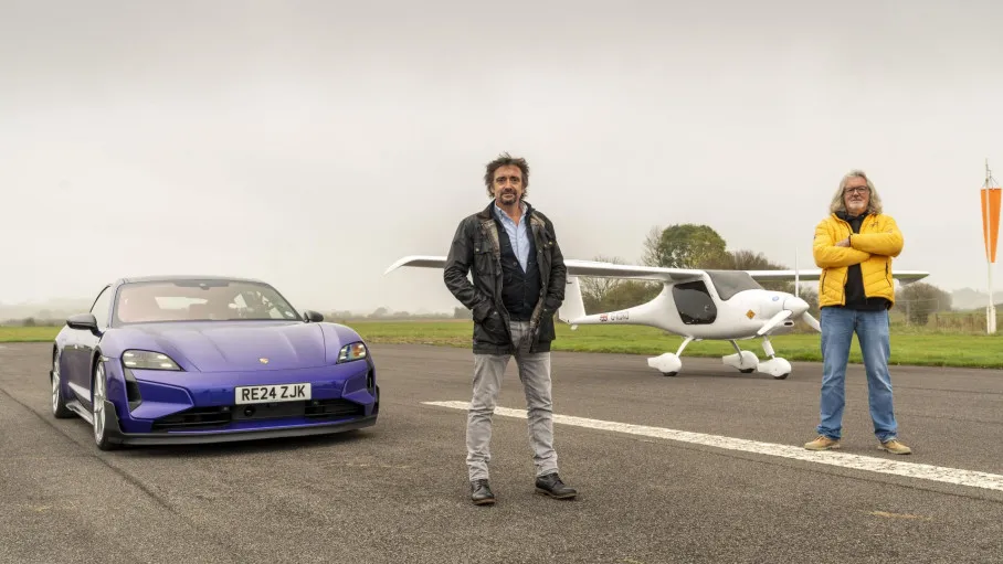 Porsche Taycan Turbo GT vs Electric Plane: The Ultimate EV Showdown
