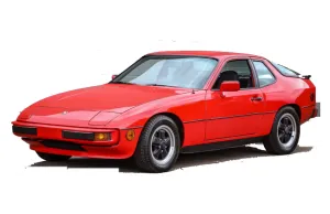 1987 Porsche 924 in dubai