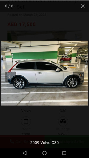 Volvo C30 2009 in a very good condition.