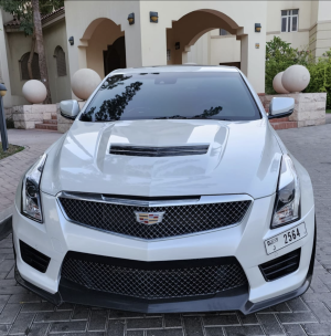 Cadillac ATSV twin turbo carbon fiber editions GCC accident free original paint super clean 