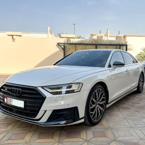 2021 Audi S8 in dubai