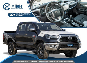 (LHD) TOYOTA HILUX DC 2.4D MT 4X4 P.WINDOW MY2022 – BLACK