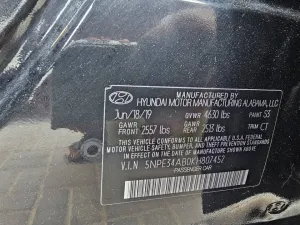 2019 Hyundai Sonata