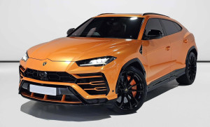 2021 Lamborghini Urus wrapped In orange 