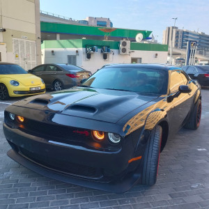 2020 DODGE CHALLENGER - SXT - V6 Face-lifted with SRT RED EYE WIDE BODY KIT.