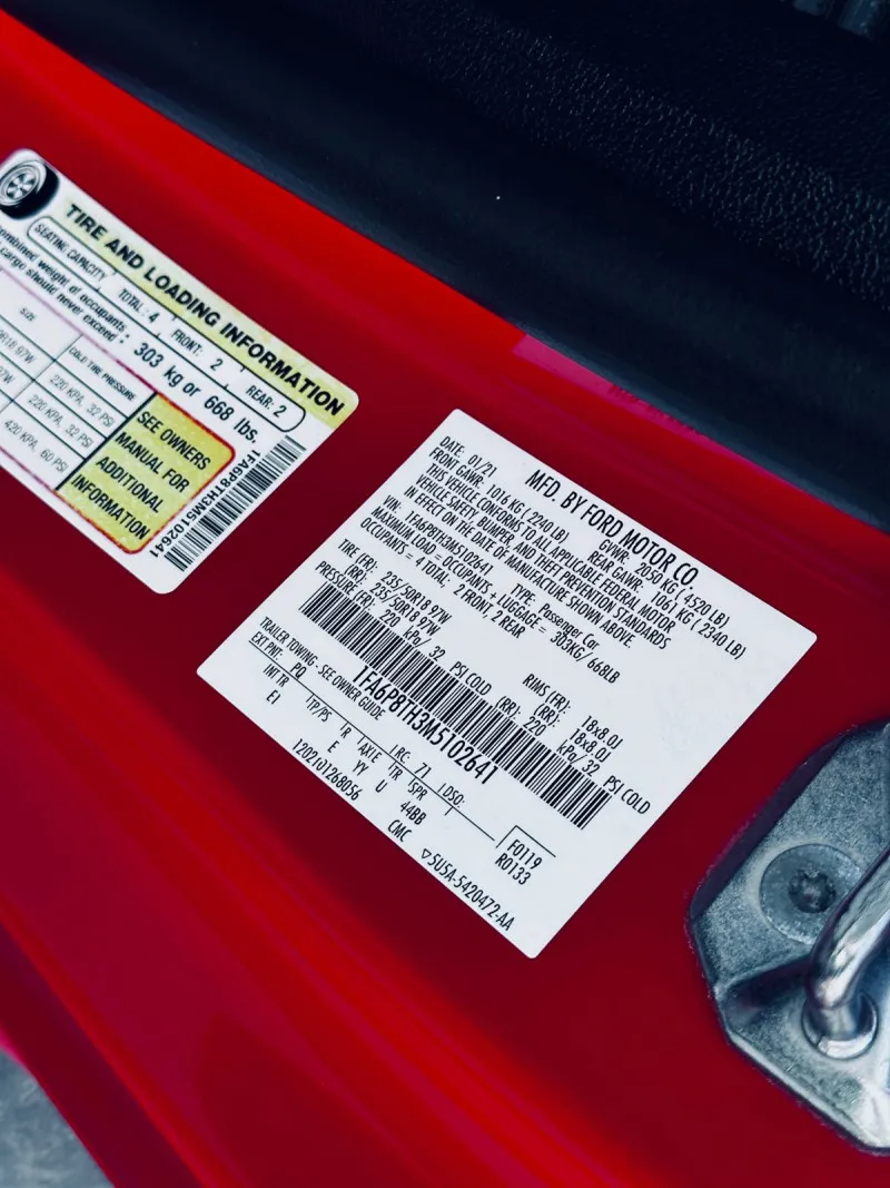 2021 Ford Mustang in Dubai