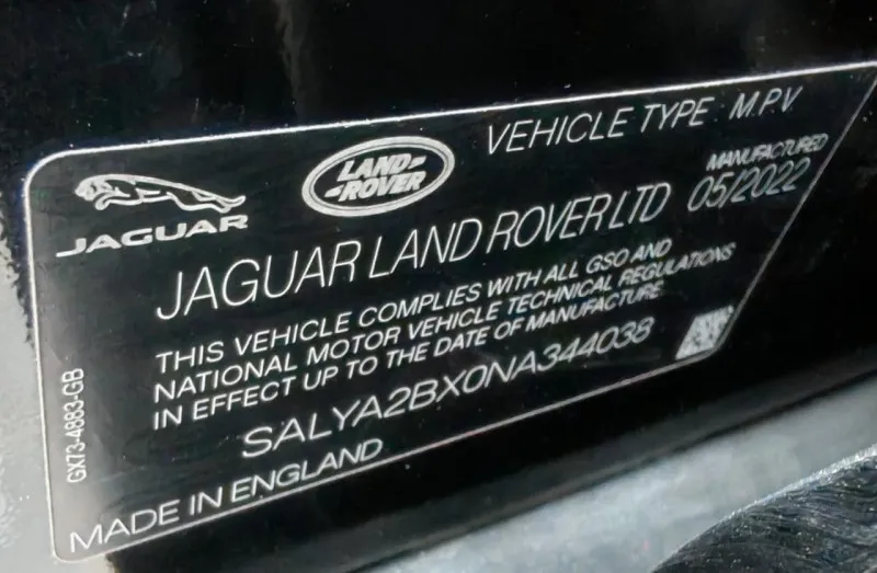2022 Land Rover Range Rover Velar in Dubai