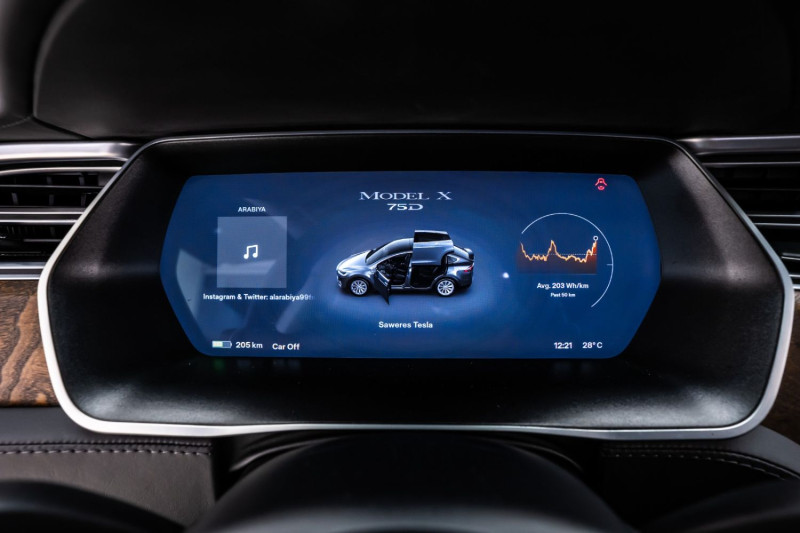 2018 Tesla Model X in dubai